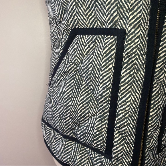 J. Crew Herringbone Down Quilted Puffer Vest - Picture 5 of 13